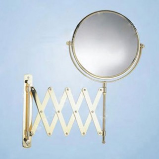 Edler Kosmetikspiegel Goldoptik 28,9 x 38,9 cm 
